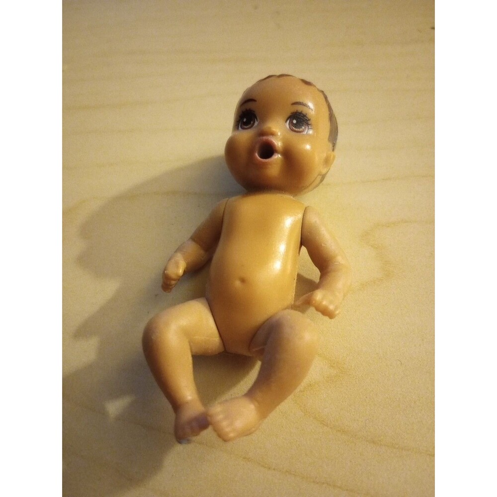 Barbie I Can Be Babysitter Baby Boy Doll Open Mouth Drinks Wets